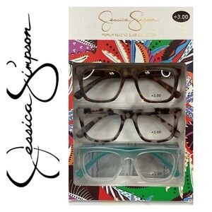 🐘🐘💓 Jessica Simpson Premium Quality Reading Glasses +3.00
